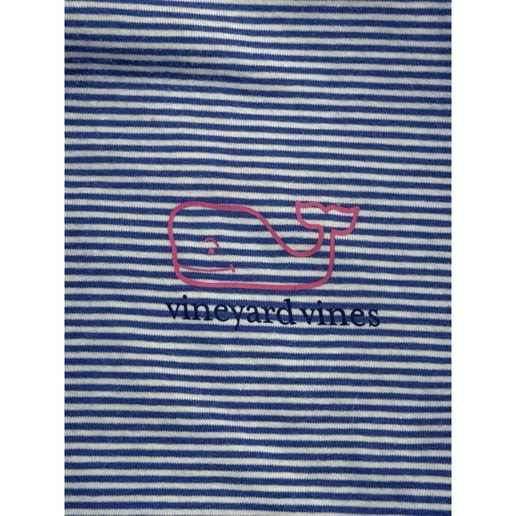 Vineyard Vines Shirt Womens XL Blue Pink Edgartown Pullover Hoodie Preppy - Picture 5 of 7